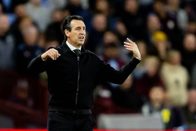 Aston Villa v Bologna Europa League 25 09 2025. Aston Villa manager Unai Emery gestures during the Europa League match between Aston Villa and Bologna at Villa Park, Birmingham, England on 25 September 2025. Birmingham Villa Park West Midlands England Editorial use only , Copyright: xManjitxNarotrax PSI-22910-0016