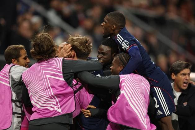 Tanner Tessman of Olympique Lyon celebrates after scoring the goal during the UEFA Europa League, League phase, MD1 football match FC Utrecht vs Olympique Lyon at the Galgenwaard for the UEFA Europa League season 2025-2026 in UTRECHT, Netherlands on 25 september 2025, (photo by Peter Lous EYE4images DeFodi Images) Tanner Tessman of Olympique Lyon celebrates after scoring the goal during the UEFA Europa League, League phase, MD1 football match FC Utrecht vs Olympique Lyon at the Galgenwaard for the UEFA Europa League season 2025 2026 in UTRECHT, Netherlands on 25 september 2025, photo by Peter Lous EYE4images DeFodi Images