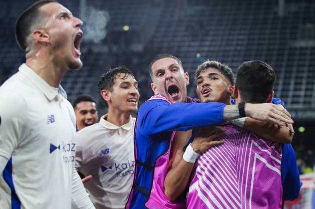 SOCCER - UEFA EL, RBS vs Porto SALZBURG,AUSTRIA,25.SEP.25 - SOCCER - UEFA Europa League, Red Bull Salzburg vs FC Porto. Image shows the rejoicing of William Gomes (Porto).  GEPAxpictures xMathiasxMandl