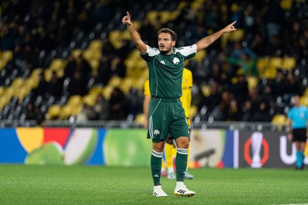 Switzerland: UEFA Europa League 2025 26, BSC Young Boys vs Panathinaikos FC - Stadion Wankdorf, Bern: Pedro Chirivella (4 Panathinaikos) Copyright: xKjetilxWaberx