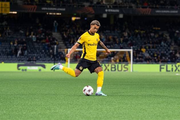 Switzerland: UEFA Europa League 2025 26, BSC Young Boys vs Panathinaikos FC - Stadion Wankdorf, Bern: Ryan Andrews (2 Young Boys) in action Copyright: xKjetilxWaberx