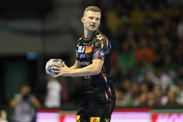 25.09.2025, xtgx, Handball, EHF Champions League, SC Magdeburg - Wisla Plock v.l. Philipp Weber (Magdeburg, 20) Magdeubrg