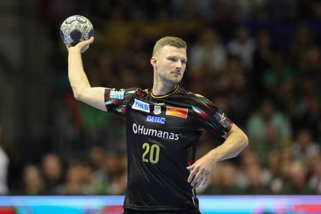 25.09.2025, xtgx, Handball, EHF Champions League, SC Magdeburg - Wisla Plock v.l. Philipp Weber (Magdeburg, 20) Magdeubrg