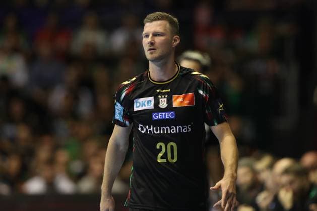 25.09.2025, xtgx, Handball, EHF Champions League, SC Magdeburg - Wisla Plock v.l. Philipp Weber (Magdeburg, 20) Magdeubrg