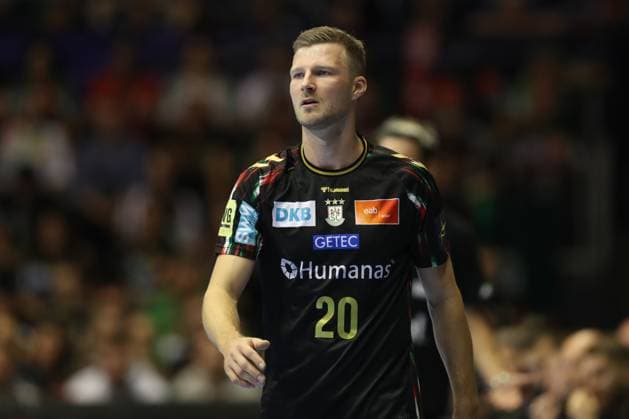 25.09.2025, xtgx, Handball, EHF Champions League, SC Magdeburg - Wisla Plock v.l. Philipp Weber (Magdeburg, 20) Magdeubrg