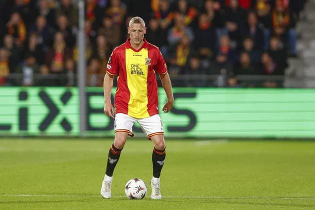 DEVENTER , 25-09-2025 , Stadium De Adelaarshorst , season 2025 2026 , UEFA Europa League League phase . match between Go Ahead Eagles and FCSB, final result 0-1, Picture shows GA Eagles player Joris Kramer Go Ahead Eagles - FCSB  x31196201x Copyright: