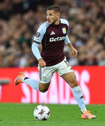 Emiliano Buendia of Aston Villa Aston Villa v Bologna, UEFA Europa League, Football, Villa Park, Birmingham, UK - 25 Sep 2025Birmingham Villa Park United Kingdom EDITORIAL USE ONLY No use with unauthorised audio, video, data, fixture lists, club league logos or live services. Online in-match use limited to 120 images, no video emulation. No use in betting, games or single club league player publications. Copyright: xMichaelxZemanek Shutterstockx 15498609bj