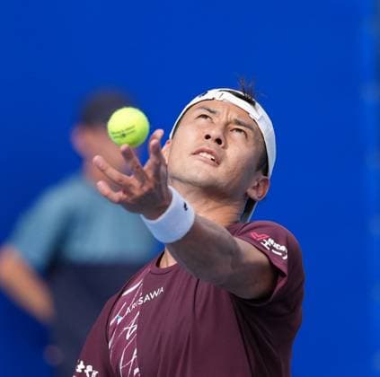 Tokyo, Japan. 25th September, 2025. Japan s Sho Shimabukuro defeated Czechia s Tomas Machac 6-3, 7-6 in Tokyo at the ATP500 Kinoshita Group Japan Open Tennis Championships 2025. Noxthirdxpartyxsales  aflo_304721418