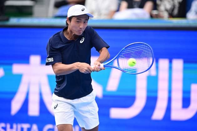 Shintaro Mochizuki (JPN), SEPTEMBER 25, 2025 - Tennis : Kinoshita Group Japan Open Tennis Championships 2025 Men s Singles round of 32 at Ariake Coliseum, Tokyo, Japan. Noxthirdxpartyxsales  aflo_304737186