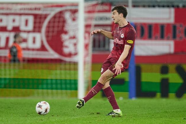 Salzburg, Österreich 25. September 2025: Europa League - 2025 2026 - RB Salzburg vs. FC Porto Im Bild: Jacob Rasmussen (RB) Red Bull Arena