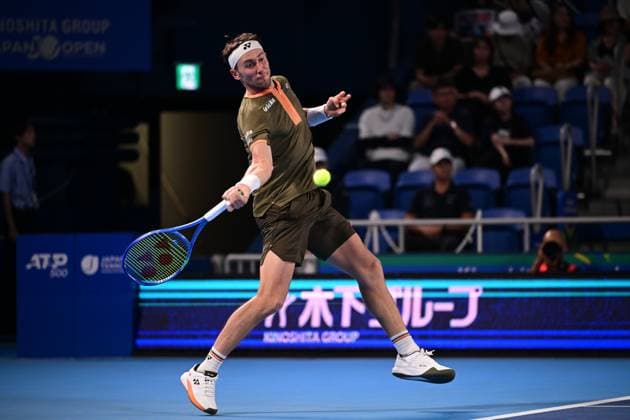 Casper Ruud (NOR), SEPTEMBER 25, 2025 - Tennis : Kinoshita Group Japan Open Tennis Championships 2025 Men s Singles round of 32 at Ariake Coliseum, Tokyo, Japan. Noxthirdxpartyxsales  aflo_304737213