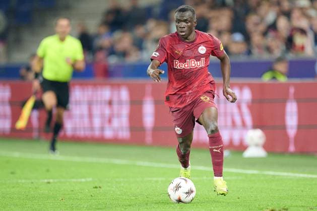 Salzburg, Österreich 25. September 2025: Europa League - 2025 2026 - RB Salzburg vs. FC Porto Im Bild: Soumaila Diabate (RB) Red Bull Arena