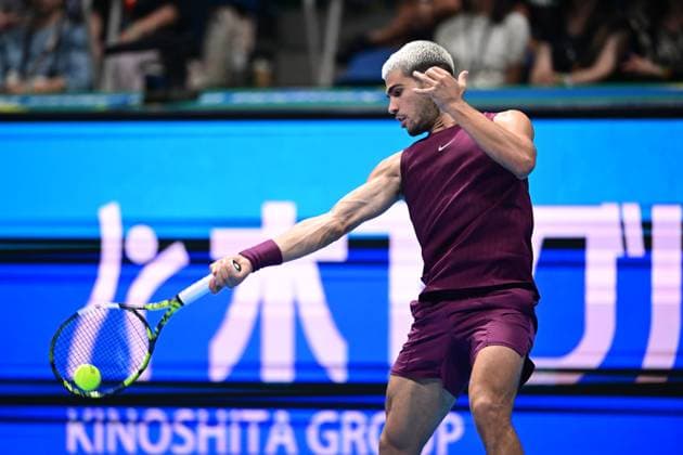 Carlos Alcaraz (ESP), SEPTEMBER 25, 2025 - Tennis : Kinoshita Group Japan Open Tennis Championships 2025 Men s Singles round of 32 at Ariake Coliseum, Tokyo, Japan. Noxthirdxpartyxsales  aflo_304733355