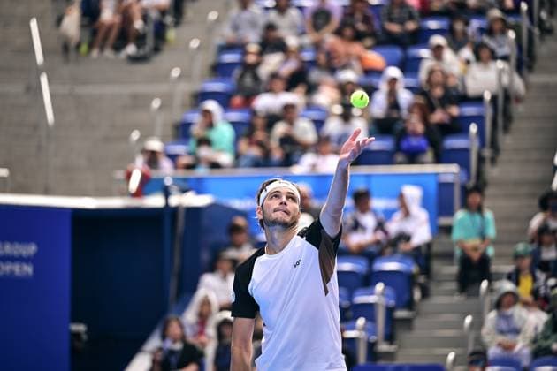 Taylor Fritz (USA), SEPTEMBER 25, 2025 - Tennis : Kinoshita Group Japan Open Tennis Championships 2025 Men s Singles round of 32 at Ariake Coliseum, Tokyo, Japan. Noxthirdxpartyxsales  aflo_304797509