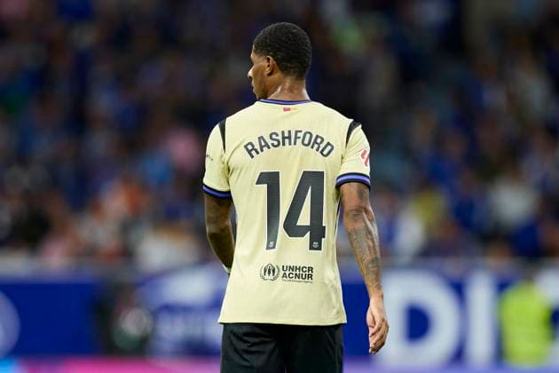 Real Oviedo v FC Barcelona, Barca - LaLiga EA Sports Marcus Rashford of FC Barcelona looks on during the LaLiga EA Sports match between Real Oviedo and FC Barcelona at Carlos Tartiere on September 25, 2025, in Oviedo, Spain. Oviedo Carlos Tartiere Asturias Spain RL_ROVvFCB_000142 Copyright: xRicardoxLarreinax