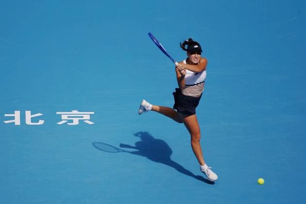 BEIJING, CHINA - SEPTEMBER 26: Kamilla Rakhimova of Russia competes in the Women s Singles Round of 64 match against Coco Gauff of the United States on day 5 of the 2025 China Open at National Tennis Center on September 26, 2025 in Beijing, China.  Copyright: xVCGx 111593317467