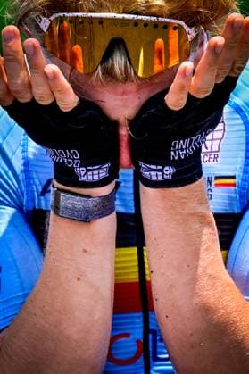 Belgian Edouard Claisse pictured after the junior men road race (119,3 km) at the cycling road World Championships in Kigali, Rwanda, Friday 26 September 2025. The 2025 UCI Road World Championships take place from 21 to 28 September in Kigali, Rwanda. DIRKxWAEM  x135312210x
