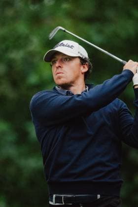 GOLF - DP World Tour Qualifying School EBREICHSDORF,AUSTRIA,26.SEP.25 - GOLF - DP World Tour Qualifying School, GC Schloss Ebreichsdorf. Image shows Davide Buchi (ITA).  GEPAxpictures xAlexanderxSolc