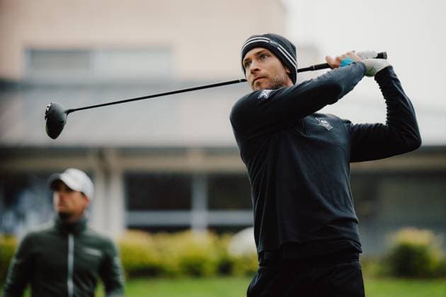 GOLF - DP World Tour Qualifying School EBREICHSDORF,AUSTRIA,26.SEP.25 - GOLF - DP World Tour Qualifying School, GC Schloss Ebreichsdorf. Image shows Felix Schrott (ITA).  GEPAxpictures xAlexanderxSolc