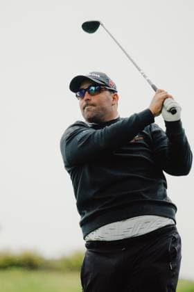 GOLF - DP World Tour Qualifying School EBREICHSDORF,AUSTRIA,26.SEP.25 - GOLF - DP World Tour Qualifying School, GC Schloss Ebreichsdorf. Image shows Mario Galiano Aguilar (ESP).  GEPAxpictures xAlexanderxSolc