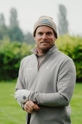 GOLF - DP World Tour Qualifying School EBREICHSDORF,AUSTRIA,26.SEP.25 - GOLF - DP World Tour Qualifying School, GC Schloss Ebreichsdorf. Image shows Bernard Neumayer (AUT).  GEPAxpictures xAlexanderxSolc