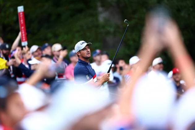 Bryson DeChambeau of Team USA 2025 Ryder Cup, Day One, Morning Foursomes, Golf, Bethpage Black Golf Course, New York, USA - 26 Sep 2025New York Bethpage Black Golf Course New York (NY) United States of America EDITORIAL USE ONLY No use with unauthorised audio, video, data, fixture lists, club league logos or live services. Online in-match use limited to 120 images, no video emulation. No use in betting, games or single club league player publications. Copyright: xJamesxMarsh Shutterstockx 15500199bd
