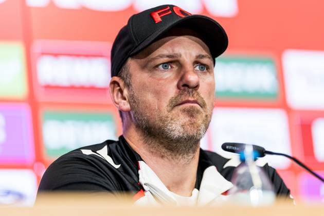 1. FC Köln Pressekonferenz; 26.09.2025 Lukas Kwasniok (Trainer 1. FC Köln) Pressekonferenz 1. FC Köln; RheinEnergiestadion, 26.09.2025 Copyright: xBEAUTIFULxSPORTS Wunderlx