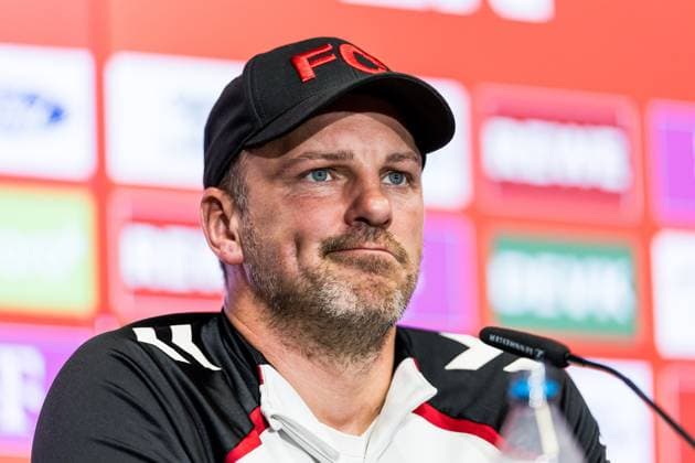 1. FC Köln Pressekonferenz; 26.09.2025 Lukas Kwasniok (Trainer 1. FC Köln) Pressekonferenz 1. FC Köln; RheinEnergiestadion, 26.09.2025 Copyright: xBEAUTIFULxSPORTS Wunderlx