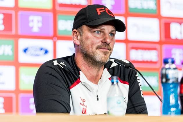 1. FC Köln Pressekonferenz; 26.09.2025 Lukas Kwasniok (Trainer 1. FC Köln) Pressekonferenz 1. FC Köln; RheinEnergiestadion, 26.09.2025 Copyright: xBEAUTIFULxSPORTS Wunderlx