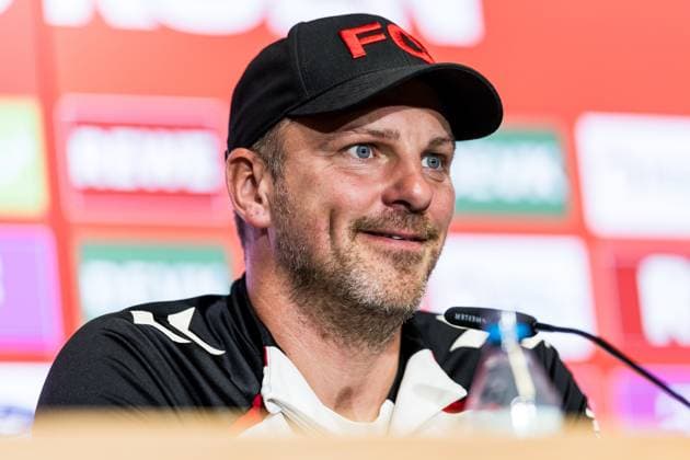 1. FC Köln Pressekonferenz; 26.09.2025 Lukas Kwasniok (Trainer 1. FC Köln) Pressekonferenz 1. FC Köln; RheinEnergiestadion, 26.09.2025 Copyright: xBEAUTIFULxSPORTS Wunderlx