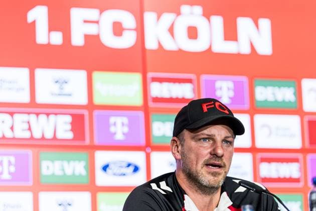 1. FC Köln Pressekonferenz; 26.09.2025 Lukas Kwasniok (Trainer 1. FC Köln) Pressekonferenz 1. FC Köln; RheinEnergiestadion, 26.09.2025 Copyright: xBEAUTIFULxSPORTS Wunderlx