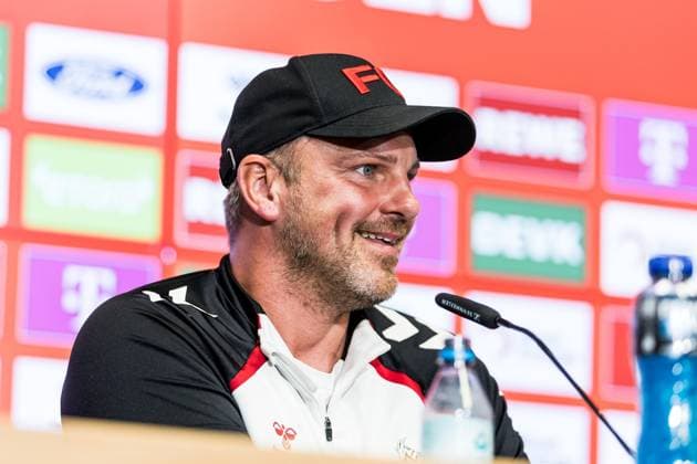 1. FC Köln Pressekonferenz; 26.09.2025 Lukas Kwasniok (Trainer 1. FC Köln) Pressekonferenz 1. FC Köln; RheinEnergiestadion, 26.09.2025 Copyright: xBEAUTIFULxSPORTS Wunderlx