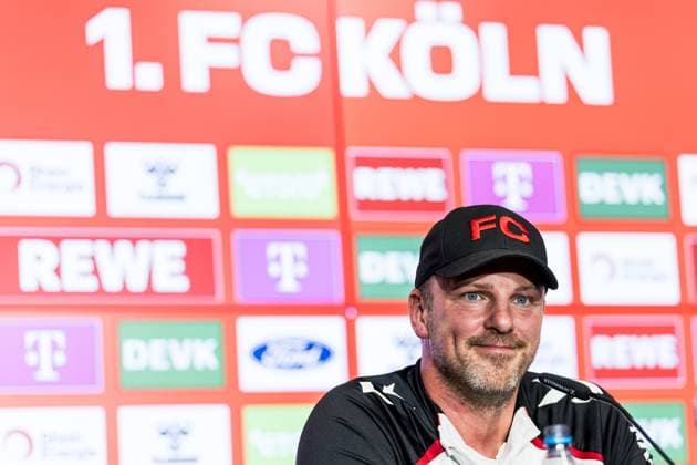 1. FC Köln Pressekonferenz; 26.09.2025 Lukas Kwasniok (Trainer 1. FC Köln) Pressekonferenz 1. FC Köln; RheinEnergiestadion, 26.09.2025 Copyright: xBEAUTIFULxSPORTS Wunderlx