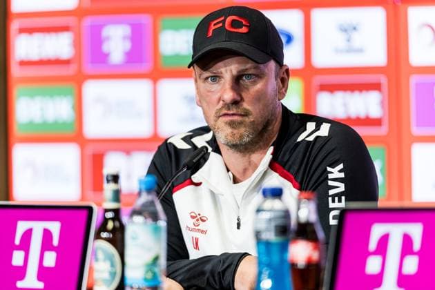 1. FC Köln Pressekonferenz; 26.09.2025 Lukas Kwasniok (Trainer 1. FC Köln) Pressekonferenz 1. FC Köln; RheinEnergiestadion, 26.09.2025 Copyright: xBEAUTIFULxSPORTS Wunderlx