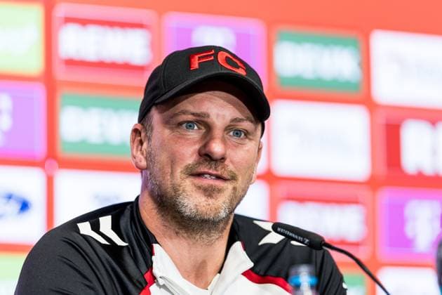 1. FC Köln Pressekonferenz; 26.09.2025 Lukas Kwasniok (Trainer 1. FC Köln) Pressekonferenz 1. FC Köln; RheinEnergiestadion, 26.09.2025 Copyright: xBEAUTIFULxSPORTS Wunderlx