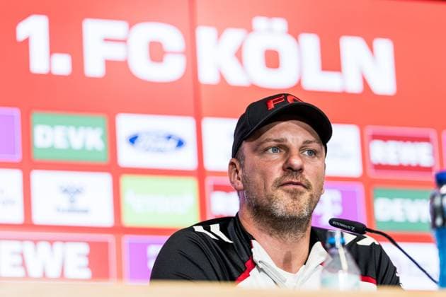 1. FC Köln Pressekonferenz; 26.09.2025 Lukas Kwasniok (Trainer 1. FC Köln) Pressekonferenz 1. FC Köln; RheinEnergiestadion, 26.09.2025 Copyright: xBEAUTIFULxSPORTS Wunderlx