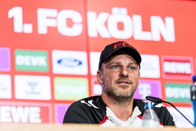 1. FC Köln Pressekonferenz; 26.09.2025 Lukas Kwasniok (Trainer 1. FC Köln) Pressekonferenz 1. FC Köln; RheinEnergiestadion, 26.09.2025 Copyright: xBEAUTIFULxSPORTS Wunderlx