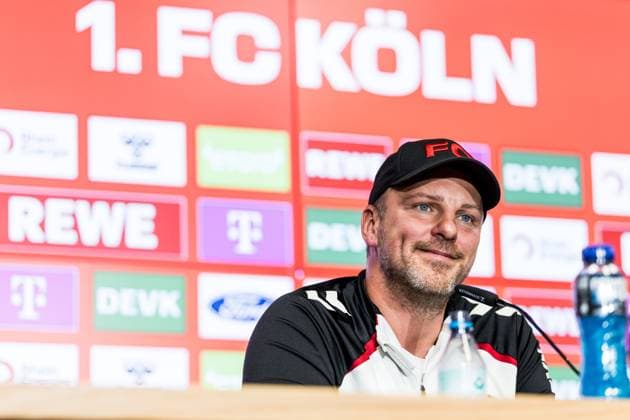1. FC Köln Pressekonferenz; 26.09.2025 Lukas Kwasniok (Trainer 1. FC Köln) Pressekonferenz 1. FC Köln; RheinEnergiestadion, 26.09.2025 Copyright: xBEAUTIFULxSPORTS Wunderlx