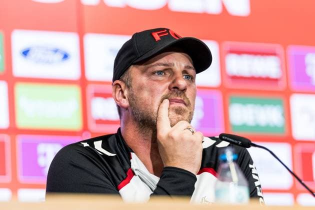 1. FC Köln Pressekonferenz; 26.09.2025 Lukas Kwasniok (Trainer 1. FC Köln) Pressekonferenz 1. FC Köln; RheinEnergiestadion, 26.09.2025 Copyright: xBEAUTIFULxSPORTS Wunderlx