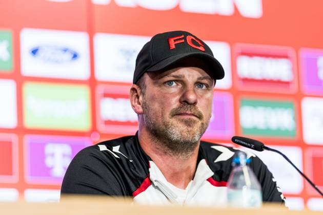 1. FC Köln Pressekonferenz; 26.09.2025 Lukas Kwasniok (Trainer 1. FC Köln) Pressekonferenz 1. FC Köln; RheinEnergiestadion, 26.09.2025 Copyright: xBEAUTIFULxSPORTS Wunderlx
