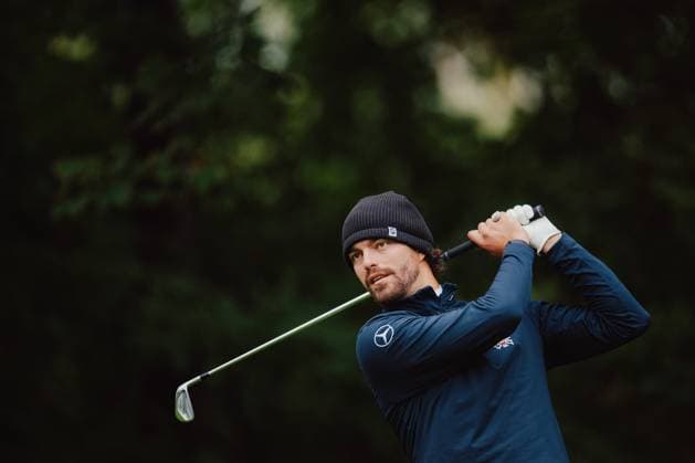 GOLF - DP World Tour Qualifying School EBREICHSDORF,AUSTRIA,26.SEP.25 - GOLF - DP World Tour Qualifying School, GC Schloss Ebreichsdorf. Image shows Christoph Bleier (AUT).  GEPAxpictures xAlexanderxSolc