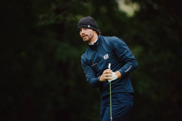 GOLF - DP World Tour Qualifying School EBREICHSDORF,AUSTRIA,26.SEP.25 - GOLF - DP World Tour Qualifying School, GC Schloss Ebreichsdorf. Image shows Christoph Bleier (AUT).  GEPAxpictures xAlexanderxSolc
