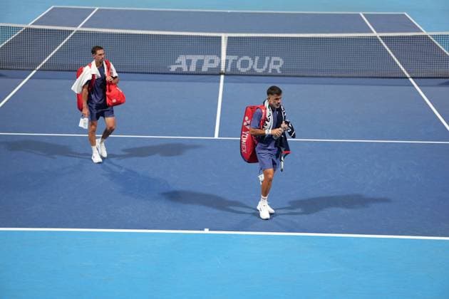 India s Rohan Bopanna and Japan s Takeru Yuzuki pair won gainst Argentina s Maximo Gonzalez and Andres Molteni in Men s Doubles 2nd round match in Japan open tennis tournament ATP500 2025 at Ariake Tennis stadium in Tokyo, Japan on September 26, 2025  Copyright: xRanjithxKumar IPAxSportx xipa-agency.netx xx IPA_65778326 IPA_Agency_IPA65778326