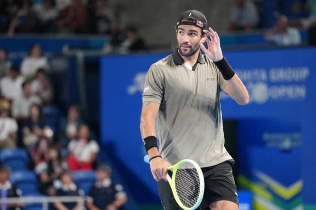 Norway s Casper Ruud beat Italy s Matteo Berrettini in Men s singles 2nd round match in Japan open tennis tournament ATP500 2025 at Ariake Tennis stadium in Tokyo, Japan on September 26, 2025  Copyright: xRanjithxKumar IPAxSportx xipa-agency.netx xx IPA_65778998 IPA_Agency_IPA65778998