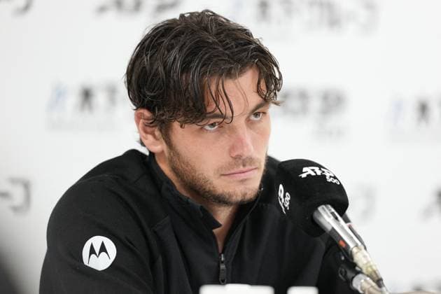 TENNIS - Internazionali di Tennis - Kinoshita Group Japan Open Tennis Championships 2025 USA s Taylor Fritz post match press conference, PK, Pressekonferenz after defeating Portugal s Nuno Borges in Men s singles 2nd round match in Japan open tennis tournament ATP500 2025 at Ariake Tennis stadium in Tokyo, Japan on September 26, 2025 Tokyo Japan  Copyright: xIPAxSport ABACAx