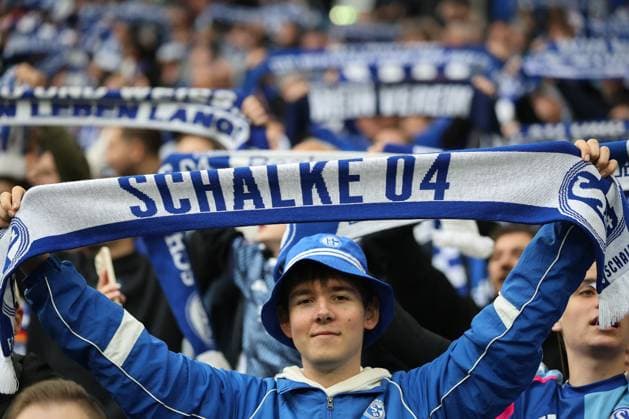 Fans des FC Schalke 04 beim Spiel der 2. Bundesliga (Saison 2025 26) FC Schalke 04 - Greuther Fürth Copyright: Thomas Pakusch
