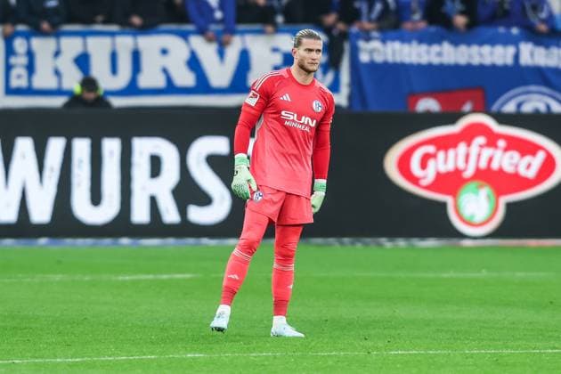 Fussball, 2. Bundesliga Saison 2025 2026 7. Spieltag FC Schalke 04 - SpVgg Greuther Fürth 26.09.2025, VELTINS-Arena Loris Karius (FC Schalke 04, 1) Gelsenkirchen VELTINS-Arena Nordrhein-Westfalen Deutschland