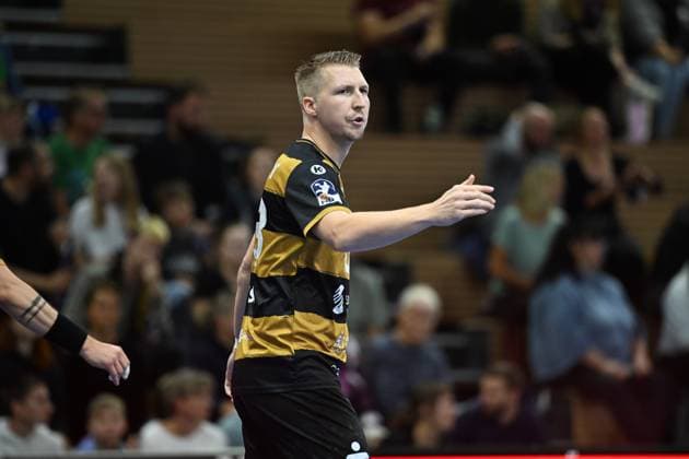 Ivar Stavast (HC Elbflorenz 2006, 23) HC Elbflorenz 2006 vs. VfL Luebeck Schwartau, 2. Handball Bundesliga Herren, Spielzeit 2025 2026, 26.09.2025 HC Elbflorenz 2006 vs. VfL Luebeck Schwartau, 2. Handball Bundesliga Herren, Spielzeit 2025 2026, 26.09.2025 Dresden Copyright: xEibner-Pressefoto xHoepnerx EP_PHR