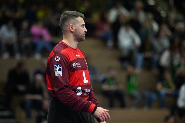 Marino Mallwitz (HC Elbflorenz 2006, 1) HC Elbflorenz 2006 vs. VfL Luebeck Schwartau, 2. Handball Bundesliga Herren, Spielzeit 2025 2026, 26.09.2025 HC Elbflorenz 2006 vs. VfL Luebeck Schwartau, 2. Handball Bundesliga Herren, Spielzeit 2025 2026, 26.09.2025 Dresden Copyright: xEibner-Pressefoto xHoepnerx EP_PHR