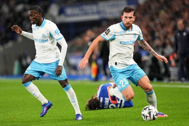 RC Strasbourg Alsace v Olympique de Marseille - Ligue 1 McDonald s 2025 2026 23 Pierre-Emile HOJBJERG (om) during the Ligue 1 McDonald s match between Strasbourg and Marseille at Stade de la Meinau on September 26, 2025 in Strasbourg, France. Strasbourg France  Copyright: xFEPx 776348145